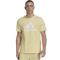 Men's adidas Classic Badge of Sport Tee -Deals Adidas Store 2592871 Almost Yellow