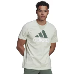 Men's adidas Classic Badge of Sport Tee -Deals Adidas Store 2592871 Linen Green