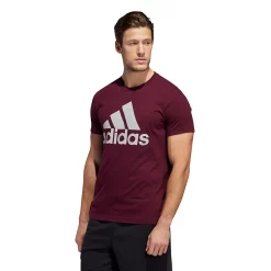 Men's adidas Classic Badge of Sport Tee -Deals Adidas Store 2592871 Maroon