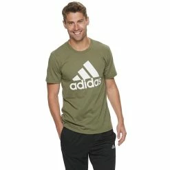 Men's adidas Classic Badge of Sport Tee -Deals Adidas Store 2592871 Raw Khaki