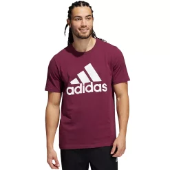 Men's adidas Classic Badge of Sport Tee -Deals Adidas Store 2592871 Victory Crimson