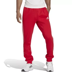 Men's adidas Essentials Fleece Jogger -Deals Adidas Store 4882606 Scarlet White