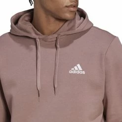 Men's adidas Feel Cozy Pullover Fleece Hoodie -Deals Adidas Store 4882714 ALT3