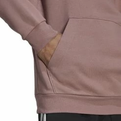 Men's adidas Feel Cozy Pullover Fleece Hoodie -Deals Adidas Store 4882714 ALT4