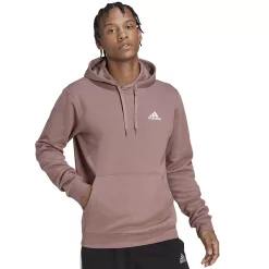 Men's adidas Feel Cozy Pullover Fleece Hoodie -Deals Adidas Store 4882714 Wonder Oxide