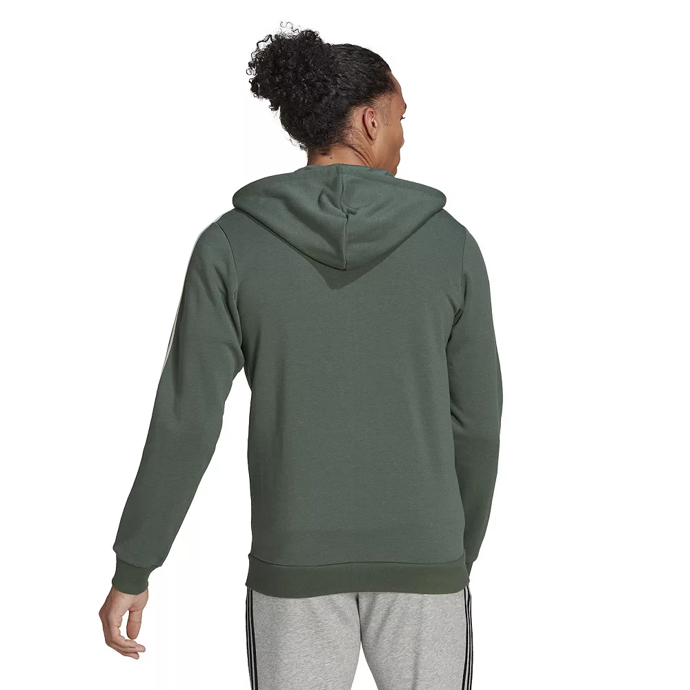 Men's adidas Essential Full-Zip Fleece Hoodie 11 Men's adidas Essential Full-Zip Fleece Hoodie - Image 9