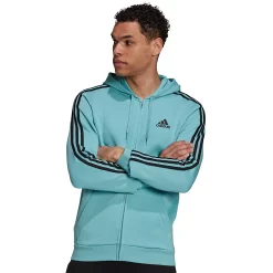 Men's adidas Essential Full-Zip Fleece Hoodie 21 Men's adidas Essential Full-Zip Fleece Hoodie -Deals Adidas Store 4883022 Mint