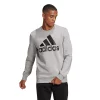 Men's adidas Badge of Sport Fleece Sweatshirt 1 Men's adidas Badge of Sport Fleece Sweatshirt -Deals Adidas Store 4883074 Medium Gray Black