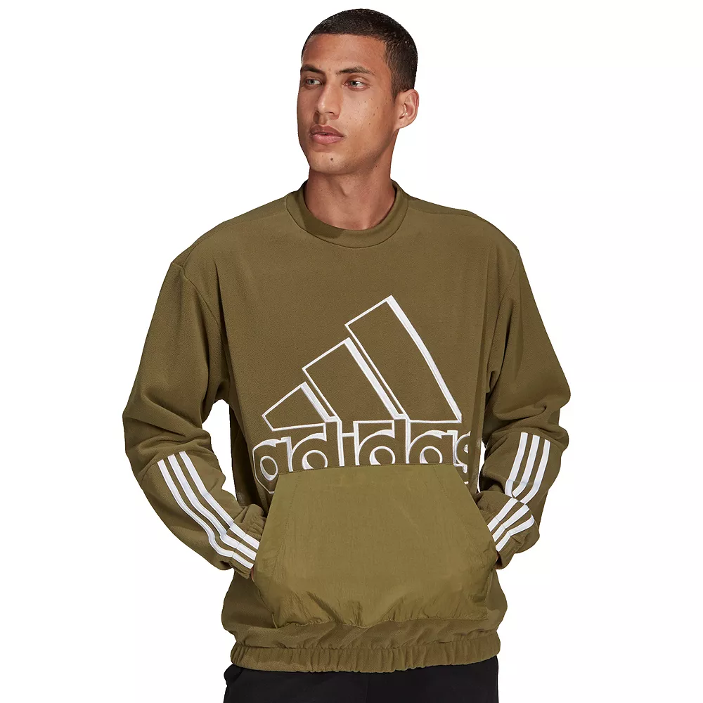 Men's adidas Brand Love Polar Fleece Sweatshirt 3 Men's adidas Brand Love Polar Fleece Sweatshirt
