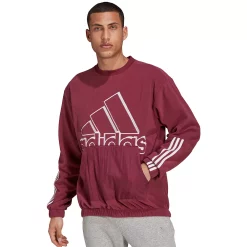 Men's adidas Brand Love Polar Fleece Sweatshirt 14 Men's adidas Brand Love Polar Fleece Sweatshirt -Deals Adidas Store 4884597 Victory Crimson Black