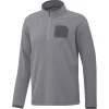 Men's adidas Primegreen Quarter-Zip Pullover -Deals Adidas Store 4912560 Grey Three