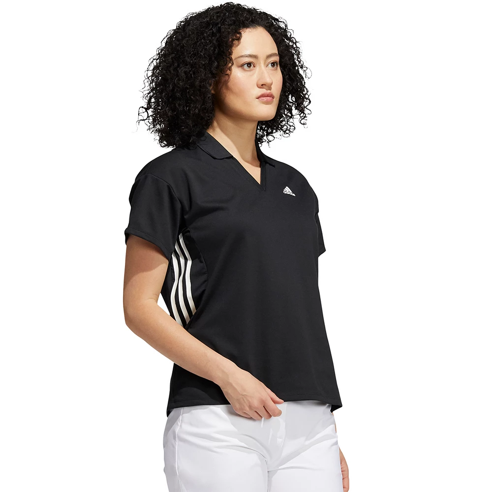 Women's adidas 3-Stripe Polo Top 5 Women's adidas 3-Stripe Polo Top - Image 3