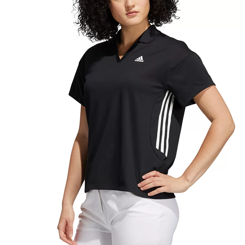 Women's adidas 3-Stripe Polo Top 8 Women's adidas 3-Stripe Polo Top - Image 6
