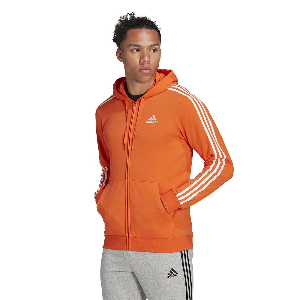 Big & Tall adidas Essential Fleece Full-Zip Hoodie 5 Big & Tall adidas Essential Fleece Full-Zip Hoodie - Image 3