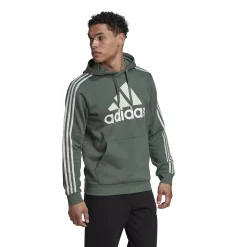 Big & Tall adidas Essential 3-Stripes Badge of Sport Hoodie -Deals Adidas Store 5097477 ALT2