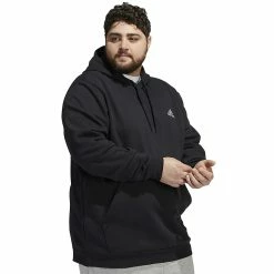 Big & Tall adidas Feel Cozy Hoodie -Deals Adidas Store 5097478 ALT2