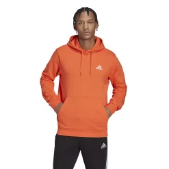 Big & Tall adidas Feel Cozy Hoodie -Deals Adidas Store 5097478 Semi Impact Orange
