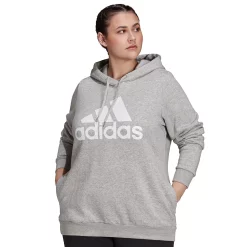 Plus Size adidas Graphic Fleece Hoodie