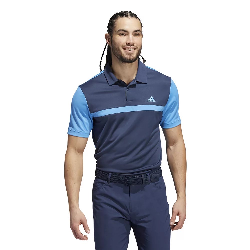 Men's adidas Regular-Fit Colorblock Golf Polo 6 Men's adidas Regular-Fit Colorblock Golf Polo - Image 4