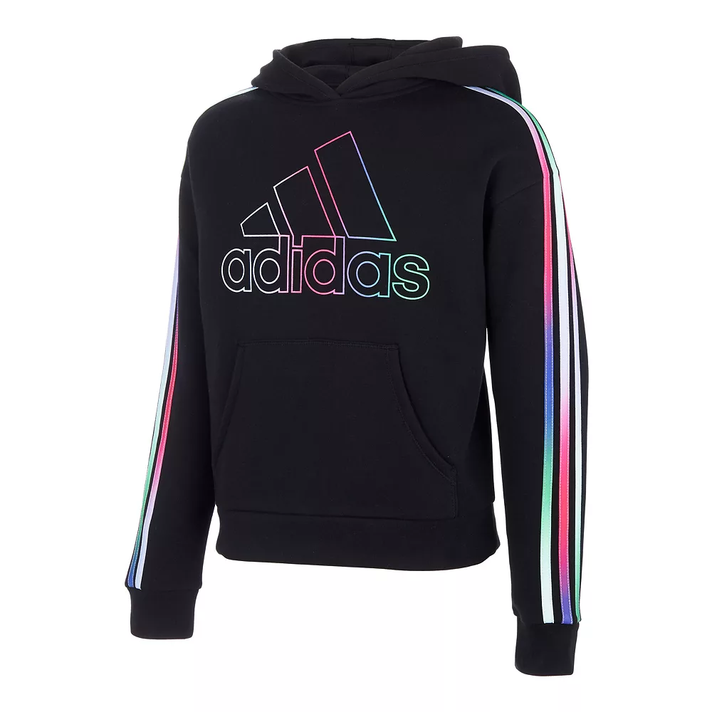Girls 7-16 adidas Pullover Hoodie 3 Girls 7-16 adidas Pullover Hoodie