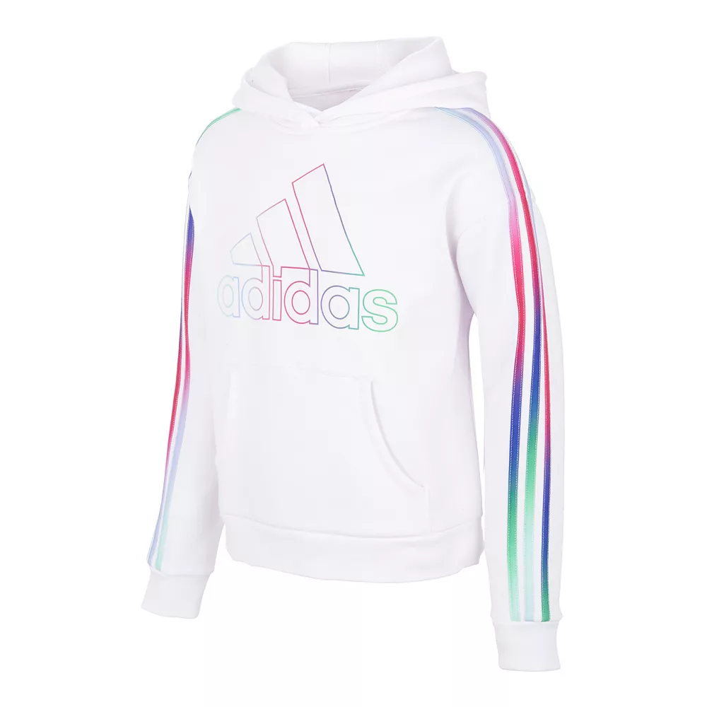 Girls 7-16 adidas Pullover Hoodie 4 Girls 7-16 adidas Pullover Hoodie - Image 2