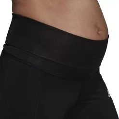 Maternity adidas High-Waisted Capri Leggings -Deals Adidas Store 5237161 ALT3