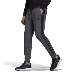 Big & Tall adidas Essential Fleece Joggers -Deals Adidas Store 5517906 Dark Gray Heather