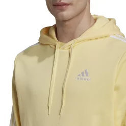 Big & Tall adidas Essential 3-Stripe Fleece Hoodie 11 Big & Tall adidas Essential 3-Stripe Fleece Hoodie -Deals Adidas Store 5519578 ALT2