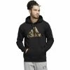 Men's adidas Liquid Foil Badge of Sport Graphic Fleece Hoodie -Deals Adidas Store 5524072 Black