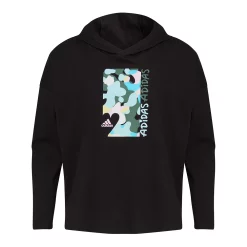 Girls 7-16 adidas Hooded Graphic Tee -Deals Adidas Store 5559783 Black