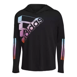 Girls 7-16 adidas Hooded Graphic Tee -Deals Adidas Store 5559783 Black Multi