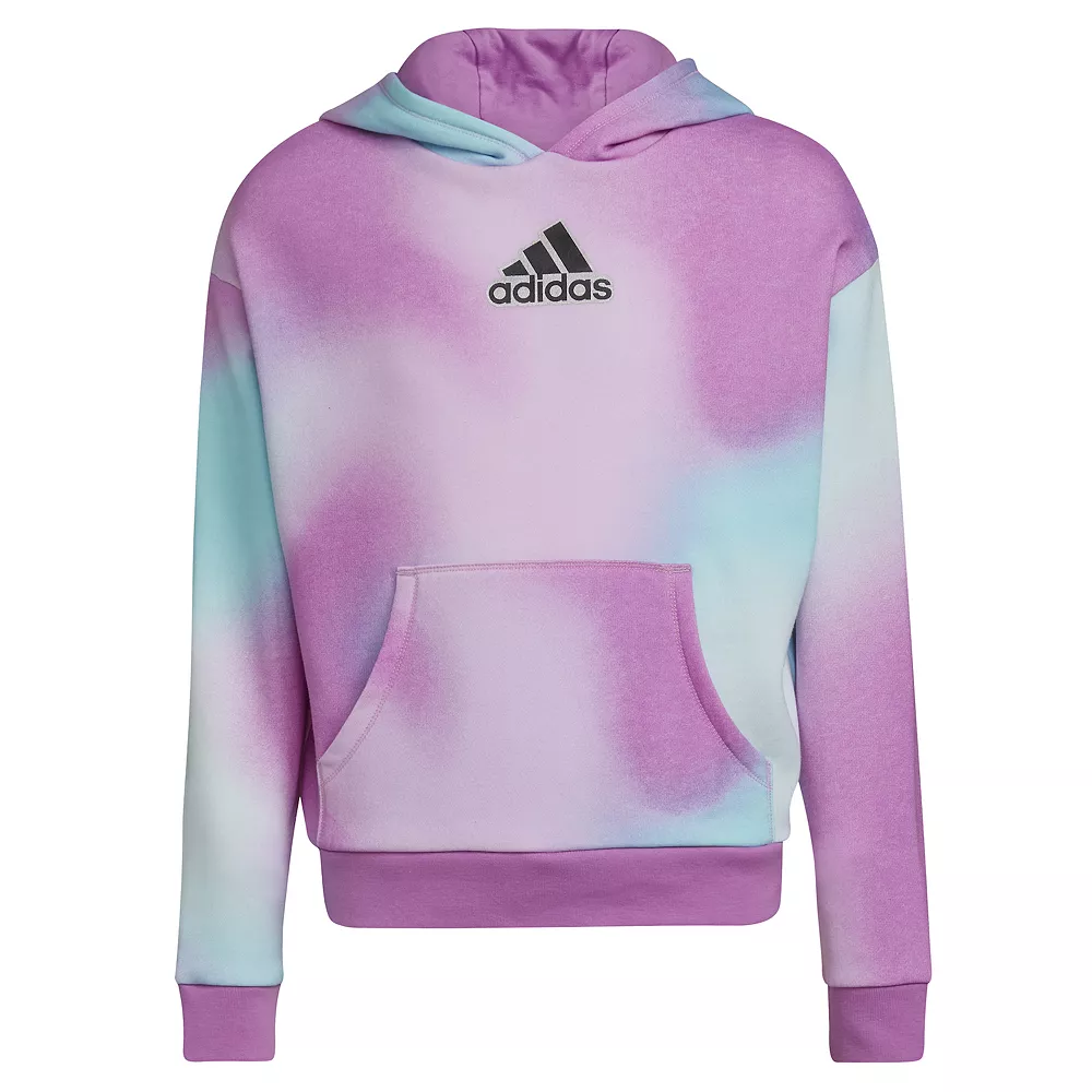 Girls 7-16 adidas Printed Fleece Hoodie 4 Girls 7-16 adidas Printed Fleece Hoodie - Image 2