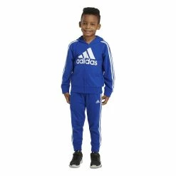 Boys 4-7 adidas French Terry Logo Graphic Hoodie & Jogger Pants Set -Deals Adidas Store 5565367 ALT3