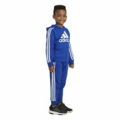 Boys 4-7 adidas French Terry Logo Graphic Hoodie & Jogger Pants Set -Deals Adidas Store 5565367 ALT6