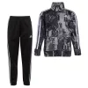 Boys 4-7 adidas Tricot Printed Track Jacket & Jogger Pants Set -Deals Adidas Store 5565371 Black