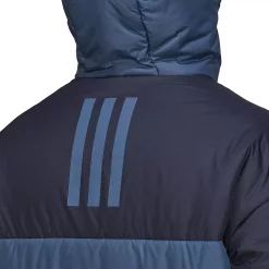 Men's adidas 3-Stripes Puffy Hooded Jacket -Deals Adidas Store 5573137 ALT4
