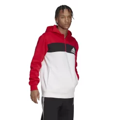 Men's adidas Quarter-Zip Hooded Track Top -Deals Adidas Store 5593299 ALT2