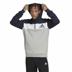 Men's adidas Quarter-Zip Hooded Track Top