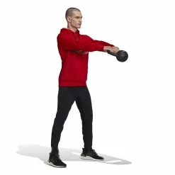 Men's adidas AEROREADY Game and Go Camo Logo Fleece Hoodie -Deals Adidas Store 5634627 ALT2