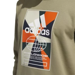 Men's adidas Graphic Fleece Sweatshirt -Deals Adidas Store 5649880 ALT3