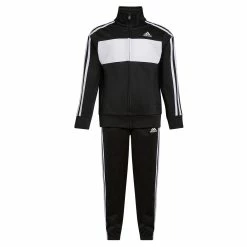 Toddler Boy adidas 2 Piece Essential Tricot Jacket & Pants Set -Deals Adidas Store 5698522 ALT2