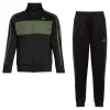 Boys 4-7 adidas Black & Olive Essential Tricot Track Jacket & Pants Set -Deals Adidas Store 5699117