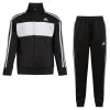 Boys 4-7 adidas Black & White Essential Tricot Track Jacket & Jogger Pants Set -Deals Adidas Store 5699119