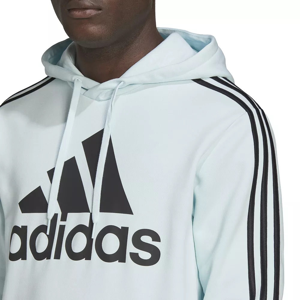 Men's adidas Essential Big Logo Fleece Hoodie 8 Men's adidas Essential Big Logo Fleece Hoodie - Image 6