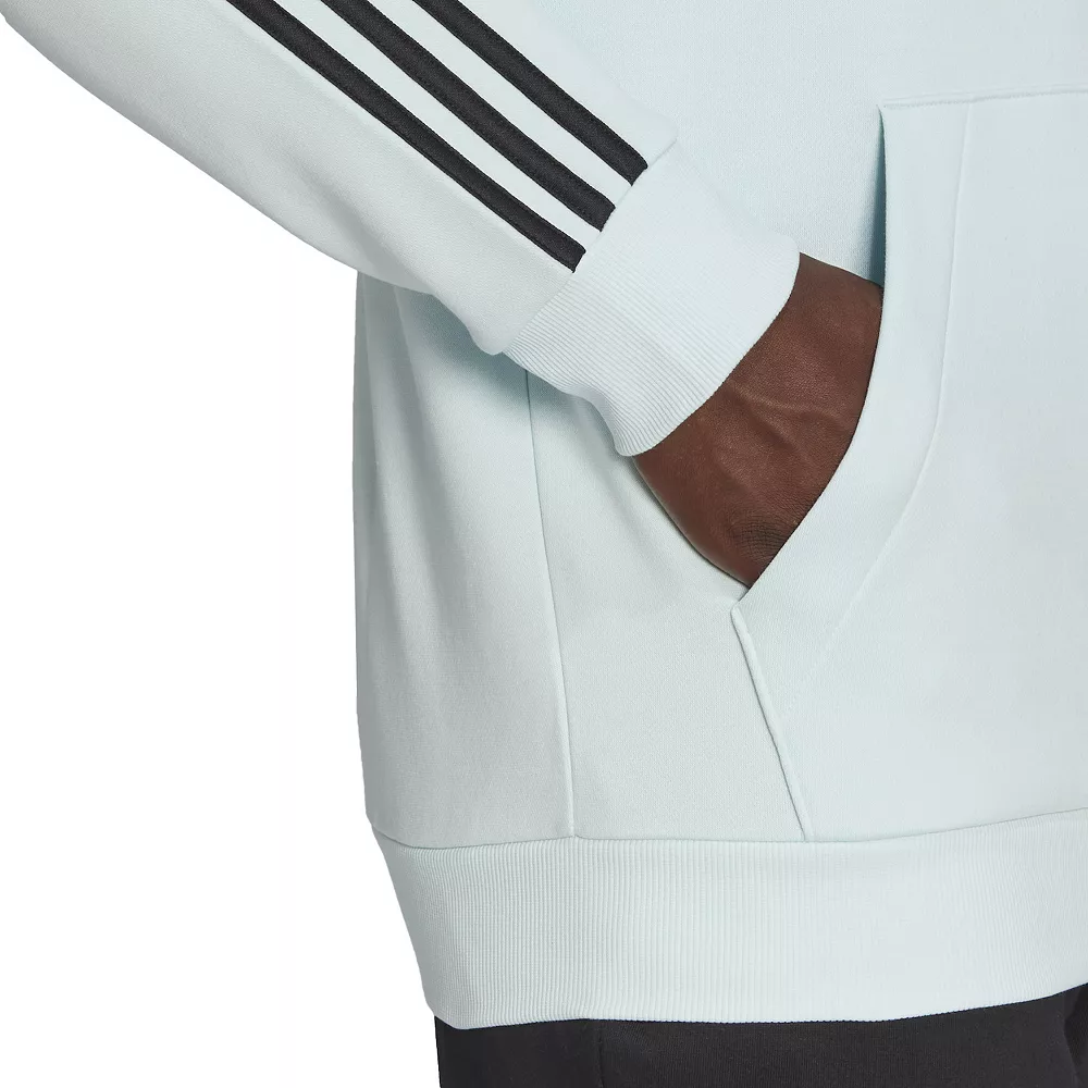 Men's adidas Essential Big Logo Fleece Hoodie 9 Men's adidas Essential Big Logo Fleece Hoodie - Image 7