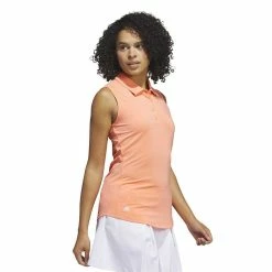Women's adidas Ultimate365 Sleeveless Golf Polo -Deals Adidas Store 6142249 ALT2