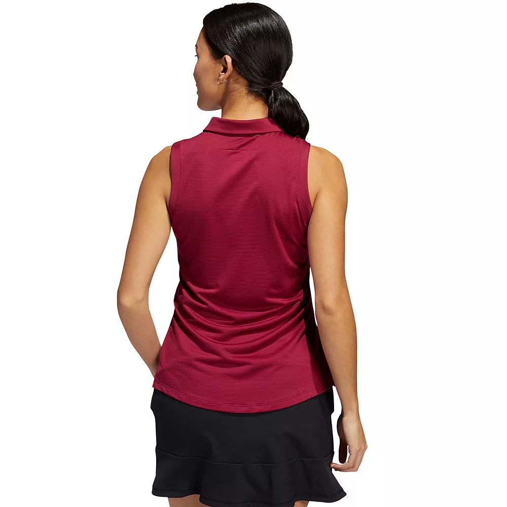 Women's adidas Sleeveless Polo Golf Shirt 7 Women's adidas Sleeveless Polo Golf Shirt - Image 5
