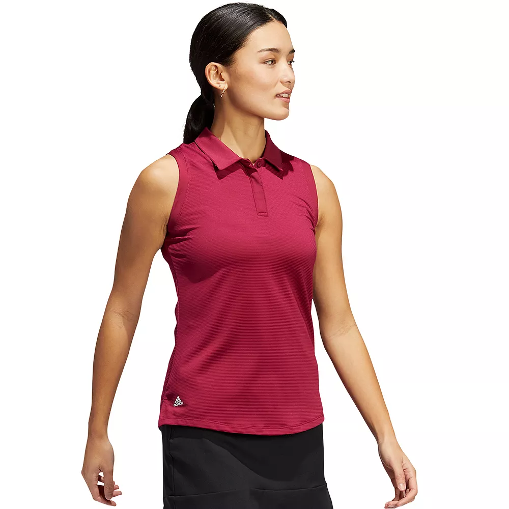 Women's adidas Sleeveless Polo Golf Shirt 8 Women's adidas Sleeveless Polo Golf Shirt - Image 6