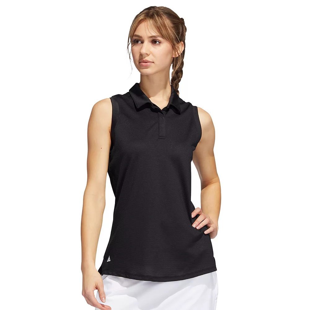 Women's adidas Sleeveless Polo Golf Shirt 4 Women's adidas Sleeveless Polo Golf Shirt - Image 2