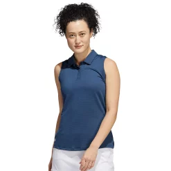 Women's adidas Sleeveless Polo Golf Shirt 13 Women's adidas Sleeveless Polo Golf Shirt -Deals Adidas Store 6142274 Crew Navy